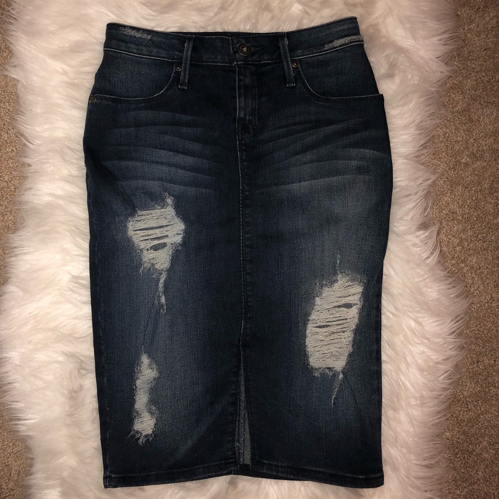 Guess Denim Midi Skirt